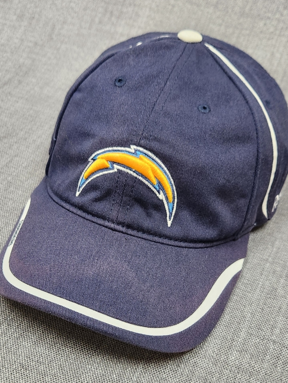 Reebok × San Deigo Chargers Curved Bill Adjustable Hat.
